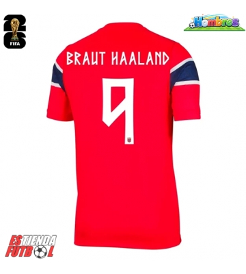 Noruega Erling Haaland #9 Primera Equipación Mundial 2026 Manga Corta